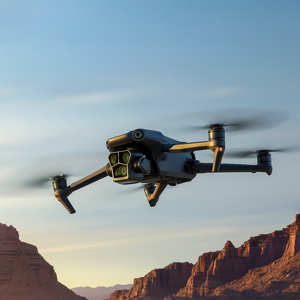 Drone 4K Lánus avec triple caméra